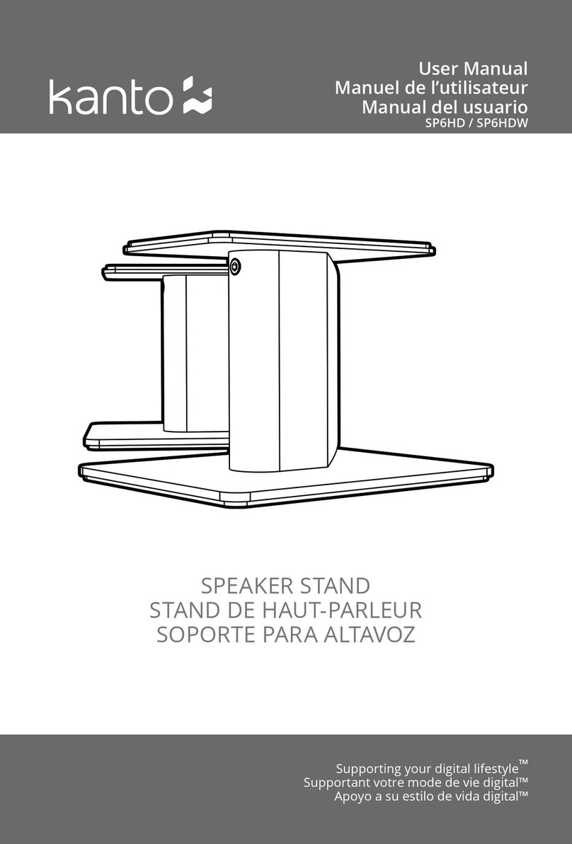 Kanto SP6HD Manuel utilisateur