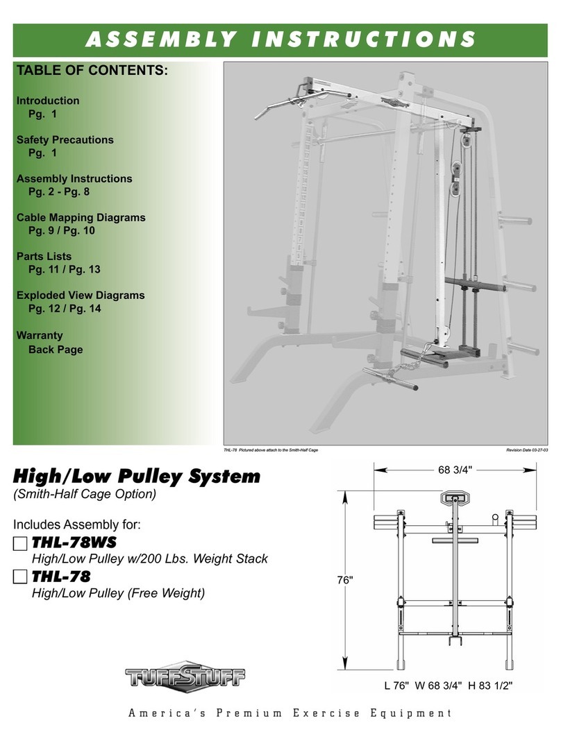 Tuff stuff THL-78WS Manuel utilisateur Tuff stuff THL-78WS Manuel utilisateur