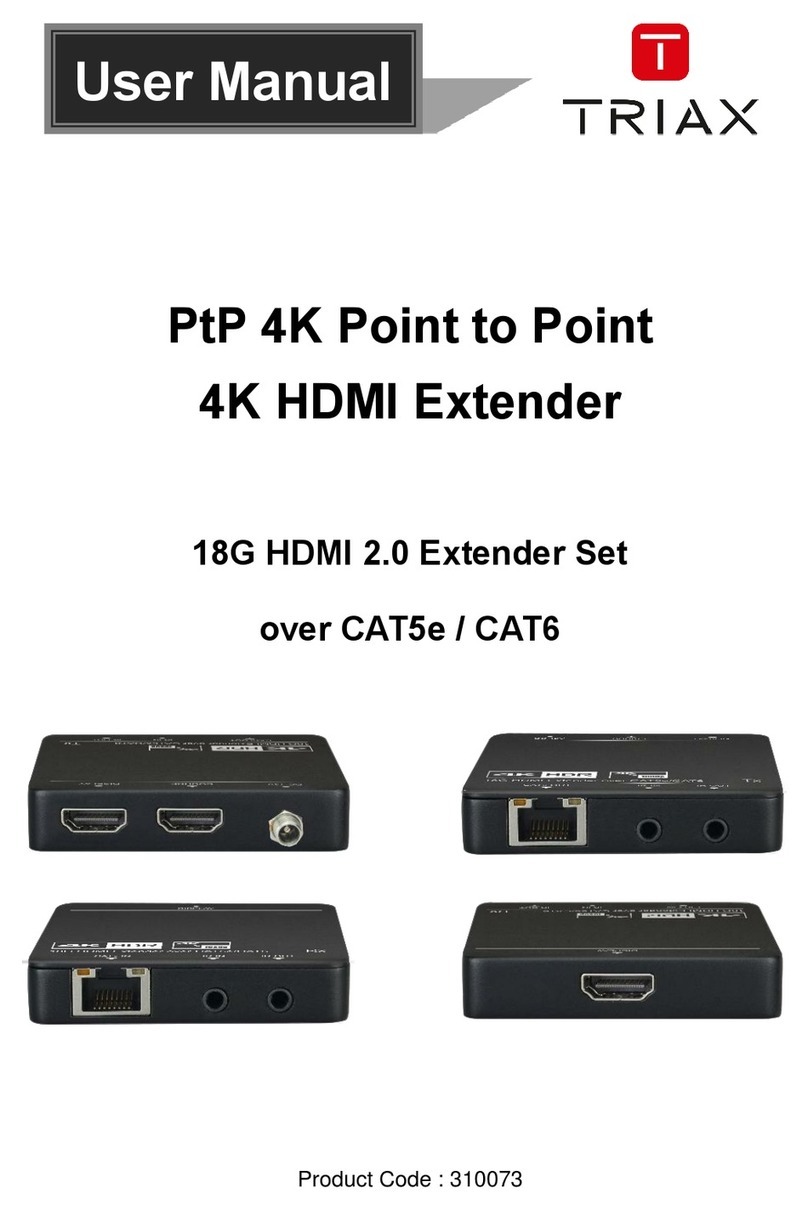 Triax 310073 Manuel utilisateur