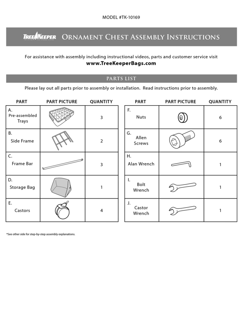 Treekeeper TK-10169 Manuel utilisateur