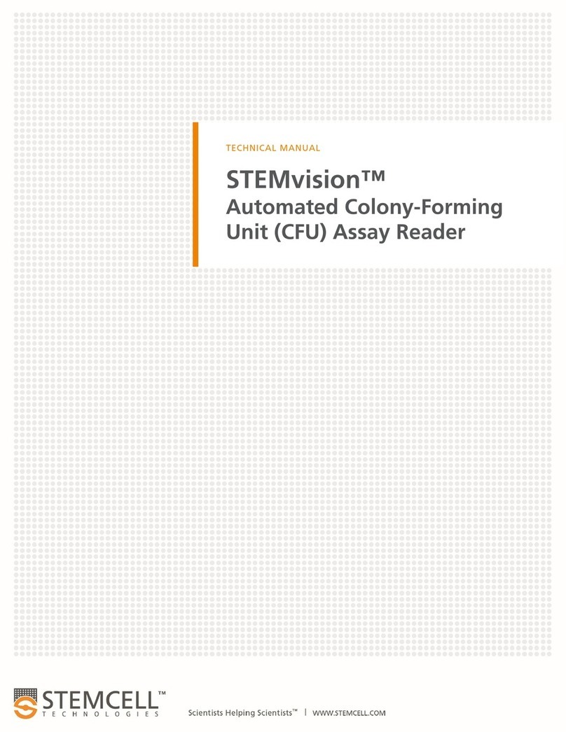 STEMCELL STEMvision Manuel utilisateur
