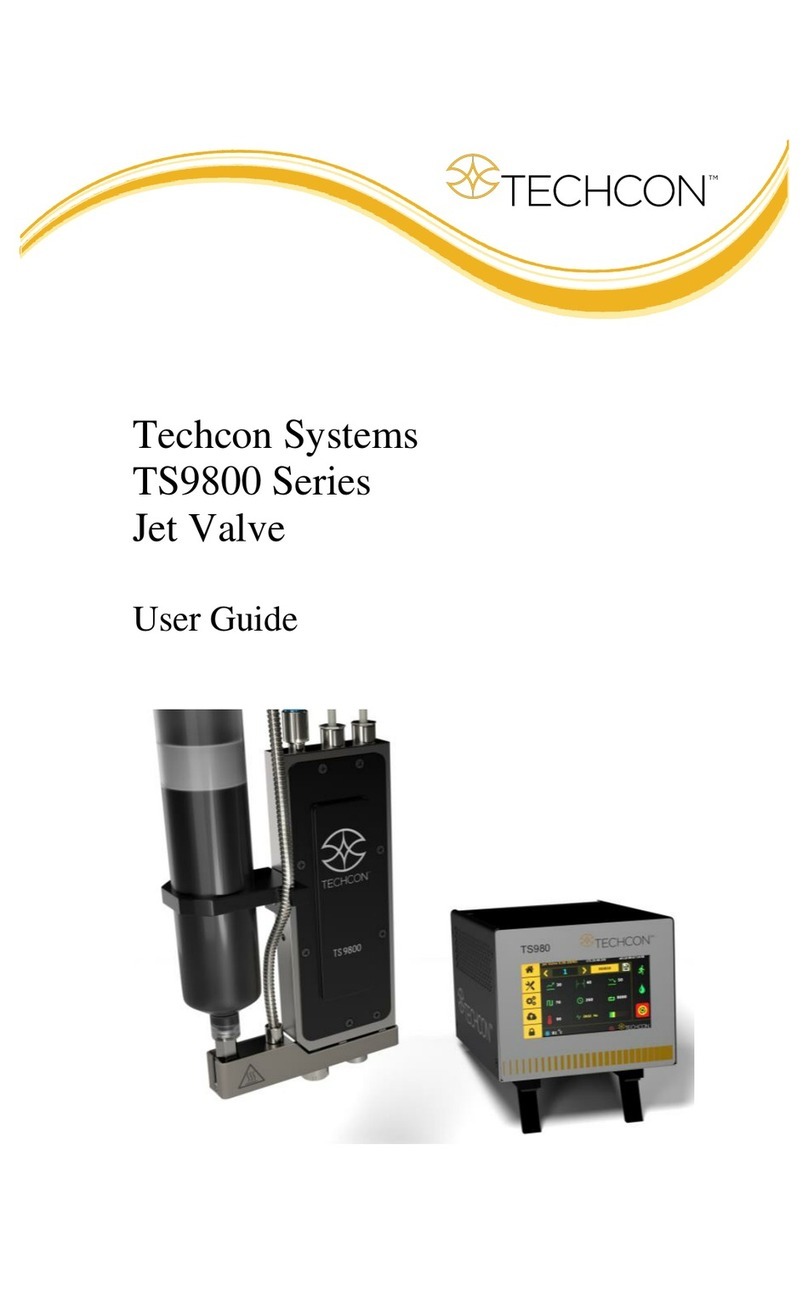 TECHCON SYSTEMS TS9800 Series Manuel utilisateur TECHCON SYSTEMS TS9800 Series Manuel utilisateur