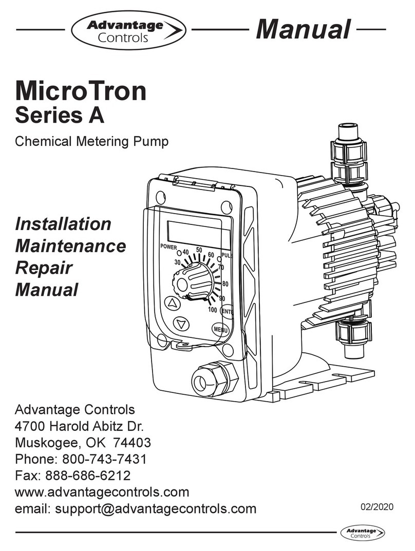 Advantage Controls MicroTron A Series Manuel utilisateur