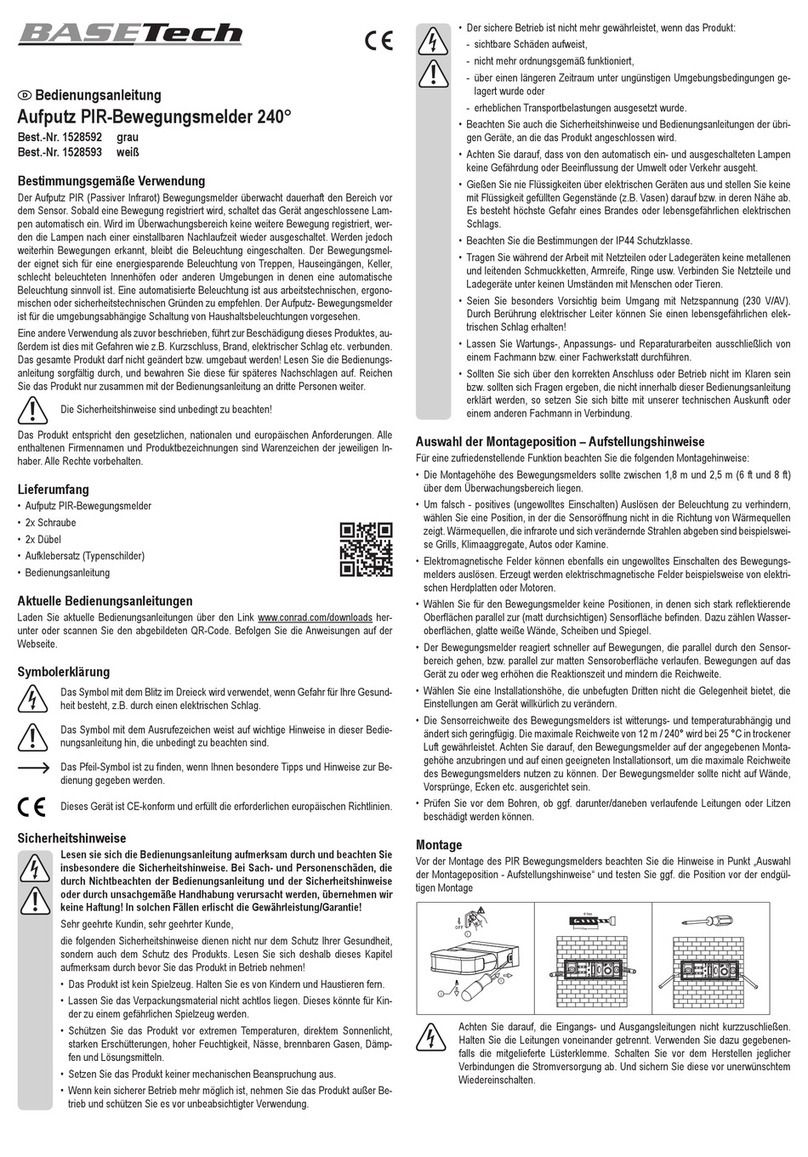 BASETech 1528592 Manuel utilisateur