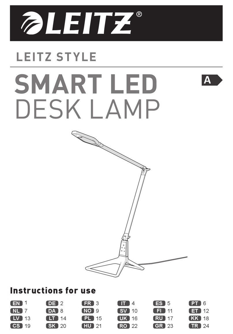LEITZ SMART LED Manuel utilisateur