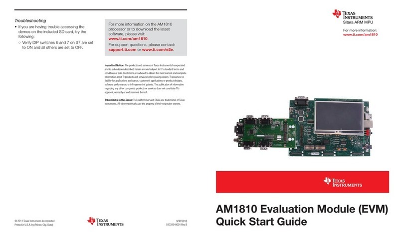 Texas Instruments AM1810 Manuel utilisateur