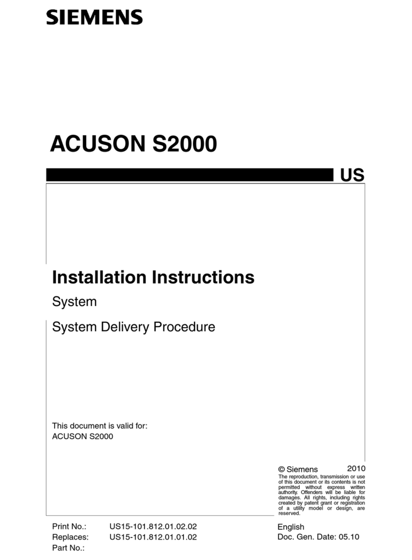 Siemens Acuson S2000 Manuel utilisateur