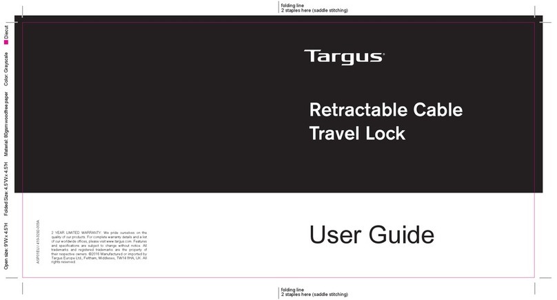 Targus ASP01EU Manuel utilisateur