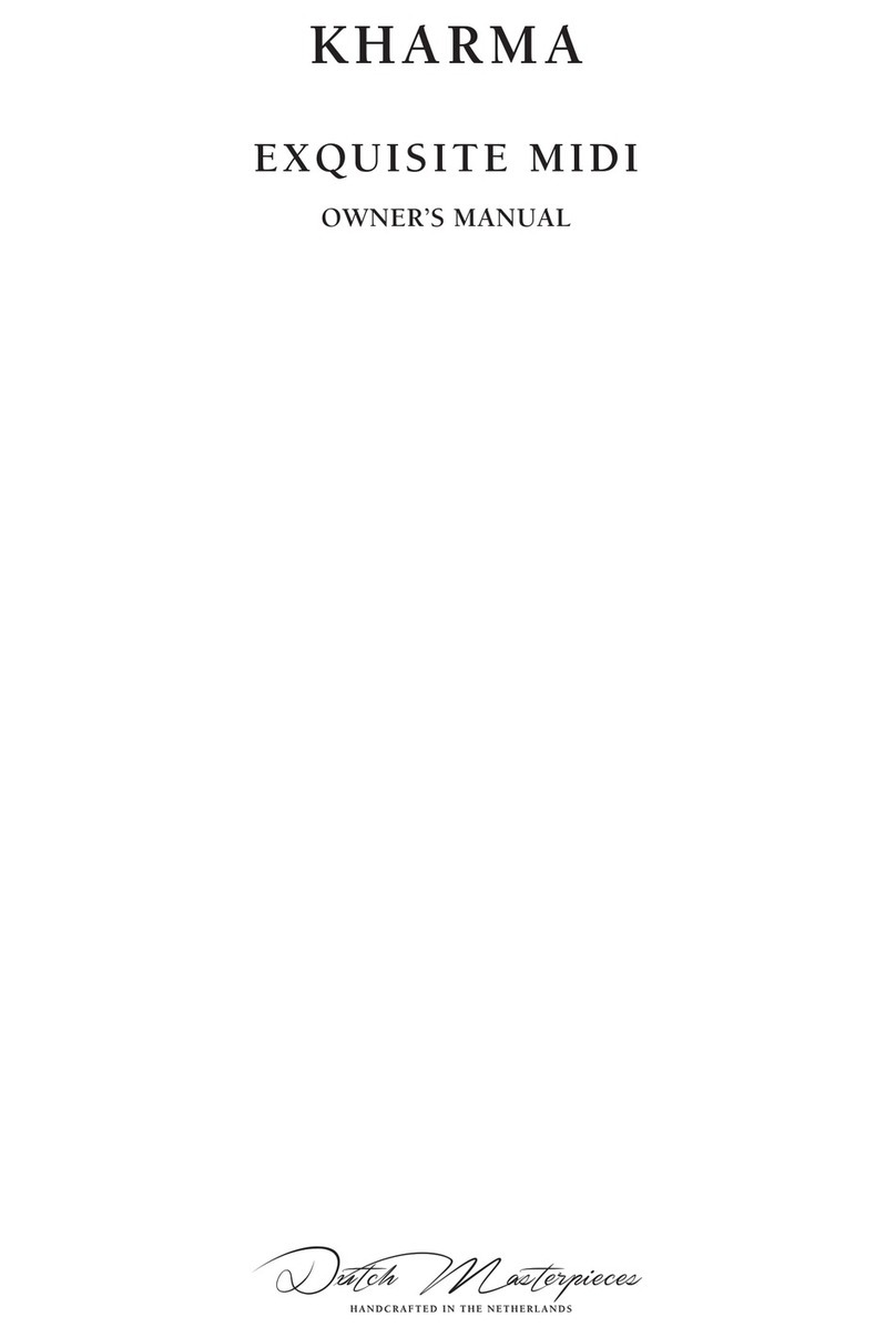 Kharma EXQUISITE MIDI Manuel utilisateur Kharma EXQUISITE MIDI Manuel utilisateur