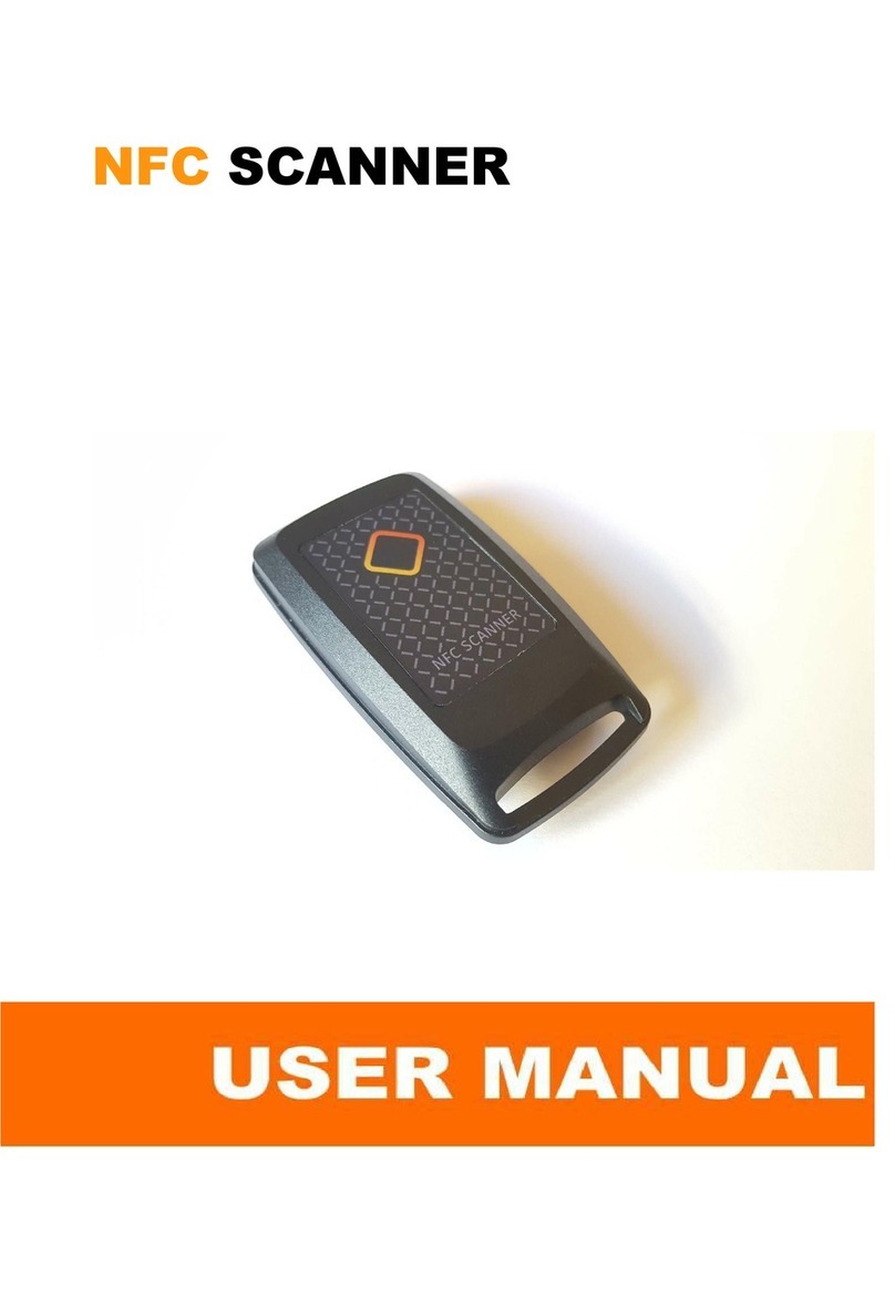 Tertium NFC SCANNER Manuel utilisateur