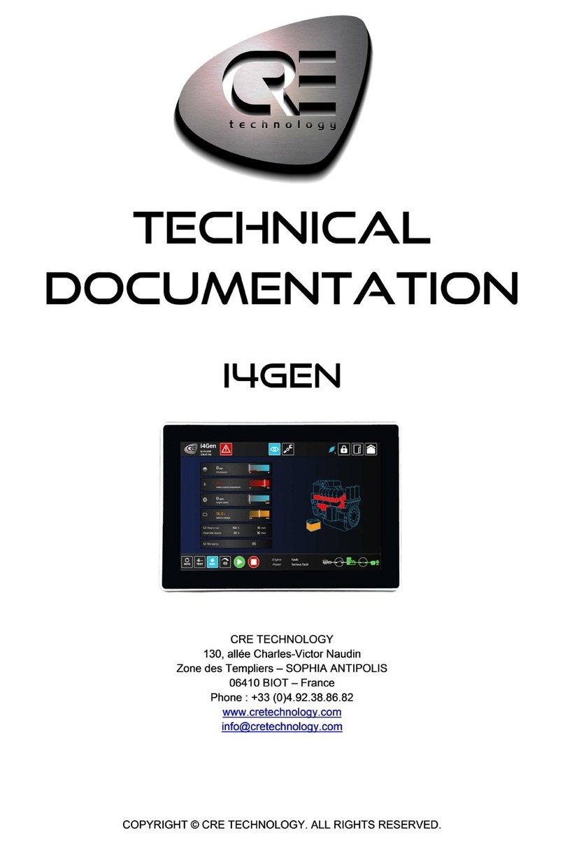 CRE Technology i4GEN Mode d’emploi