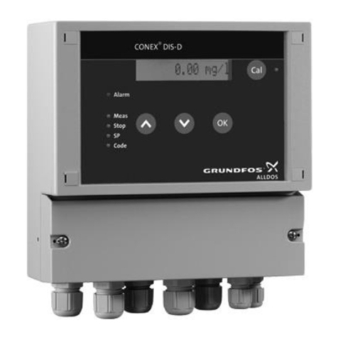 Grundfos Conex DIS-D Manuel utilisateur