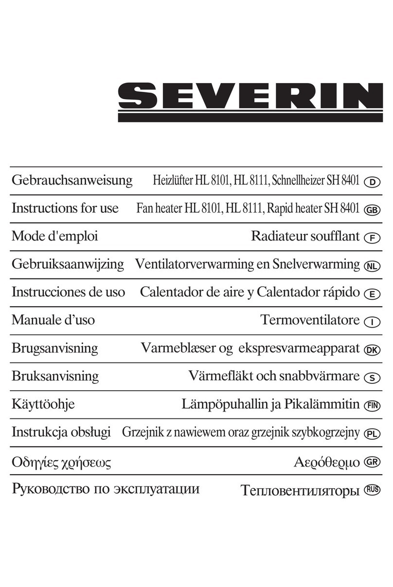 SEVERIN HL 8101 Manuel utilisateur SEVERIN HL 8101 Manuel utilisateur