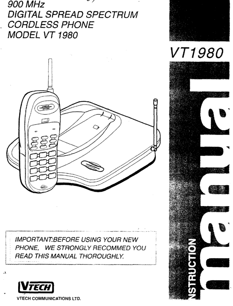 V-tech VT 1980 Manuel utilisateur