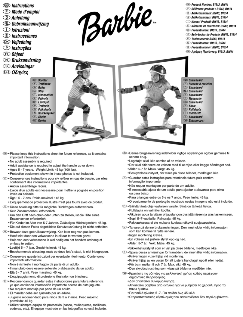 Barbie Switchboard B1613 Manuel utilisateur