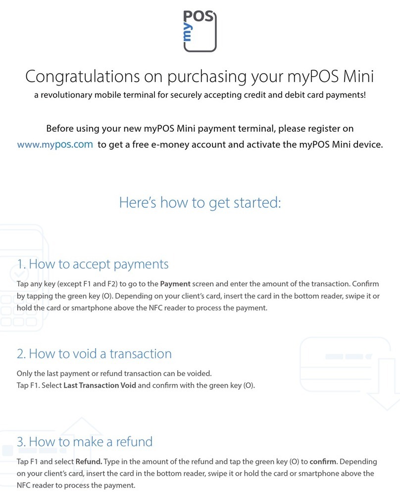 myPOS Mini Manuel utilisateur