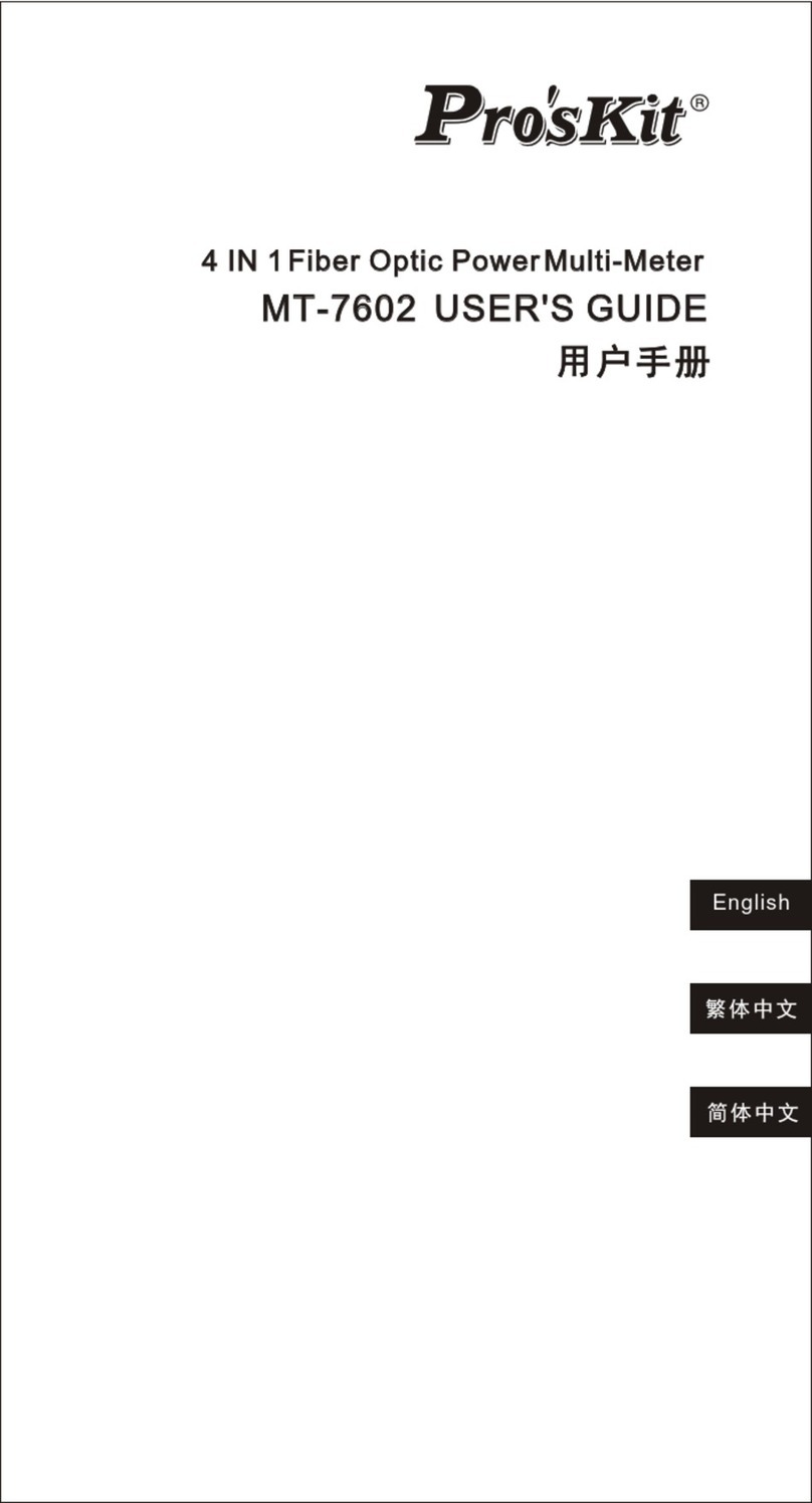 Pro's Kit MT-7602 Manuel utilisateur