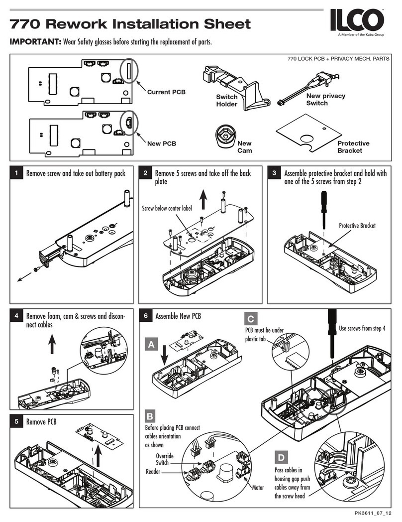 ilco 770 Manuel utilisateur