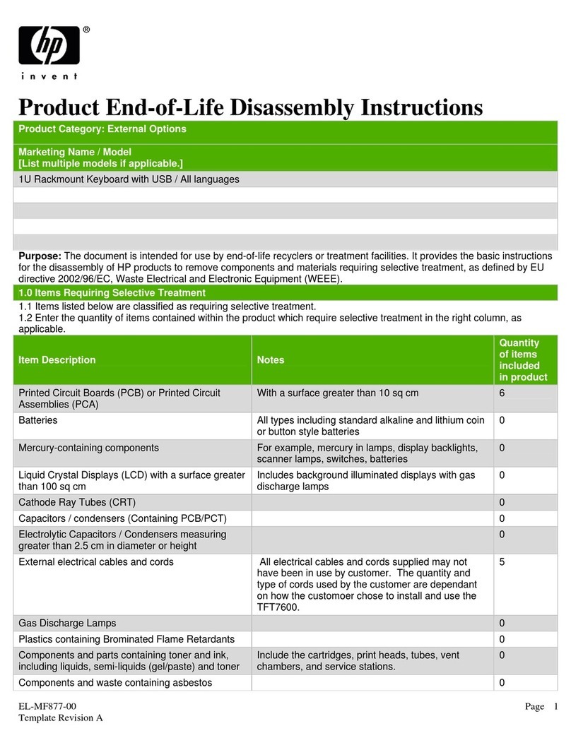 HP StoreEver 1U Instructions de montage