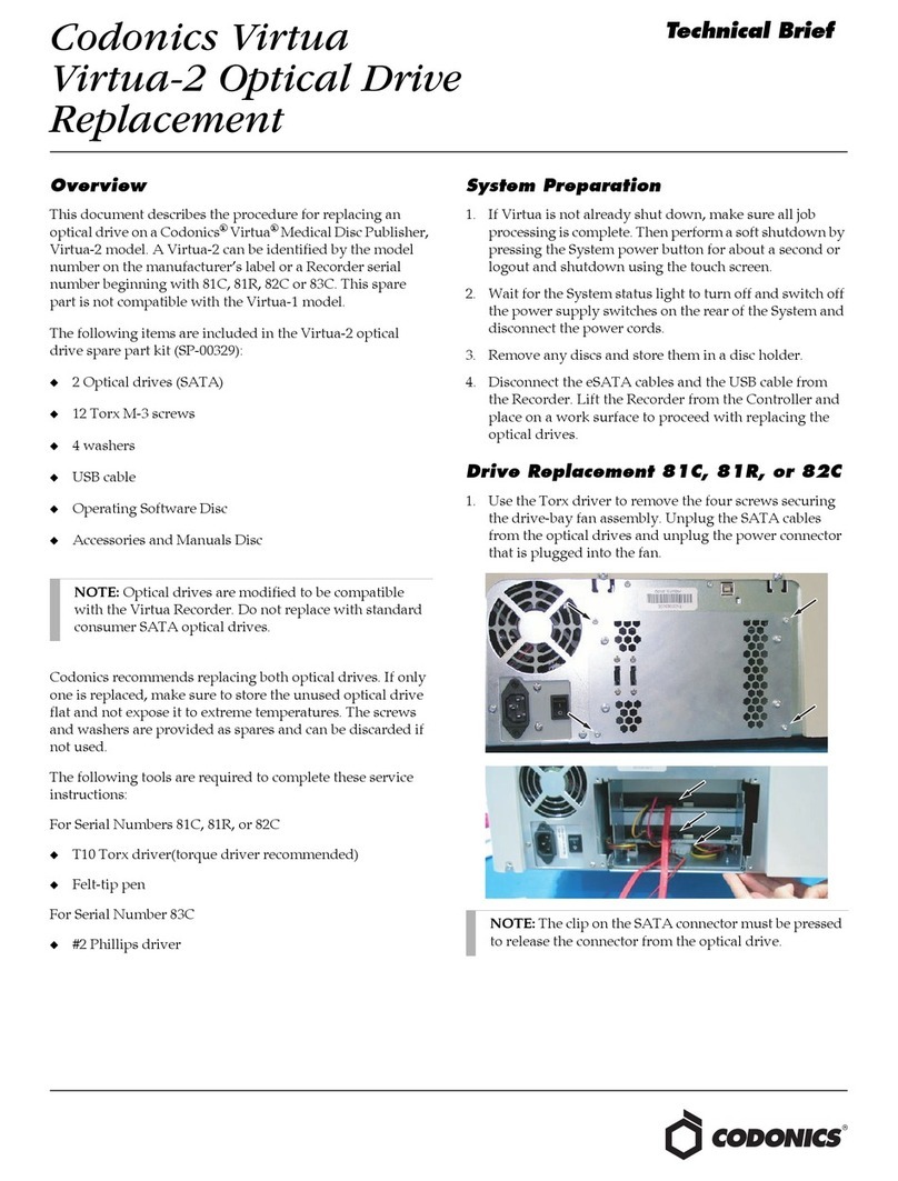 Codonics Virtua Guide de référence