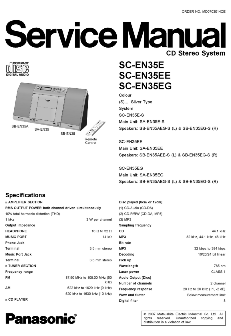 Panasonic SC-EN35E Manuel utilisateur