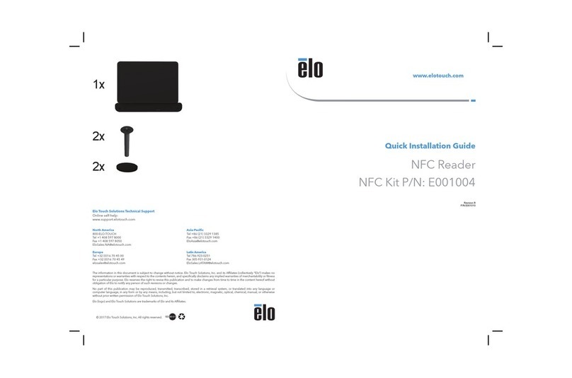 Elo TouchSystems E001004 Manuel utilisateur