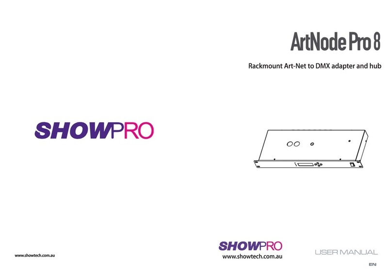 ShowPro ARTNODE PRO 8 Manuel utilisateur