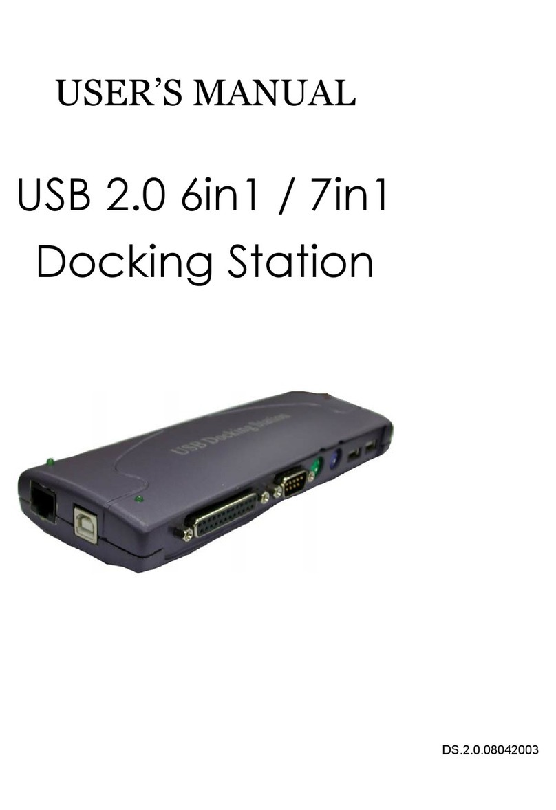 StarTech.com USB7N1DOCKGB Manuel utilisateur