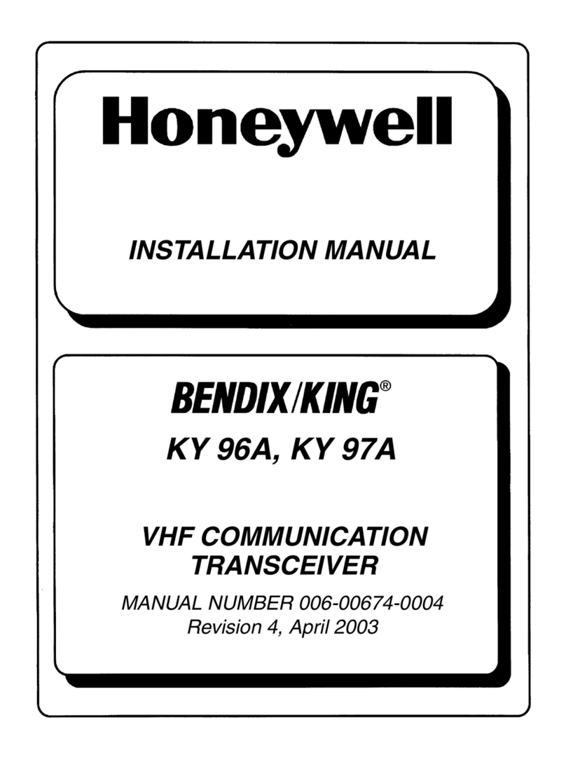 Honeywell BENDIX/KING KY 96A Manuel utilisateur