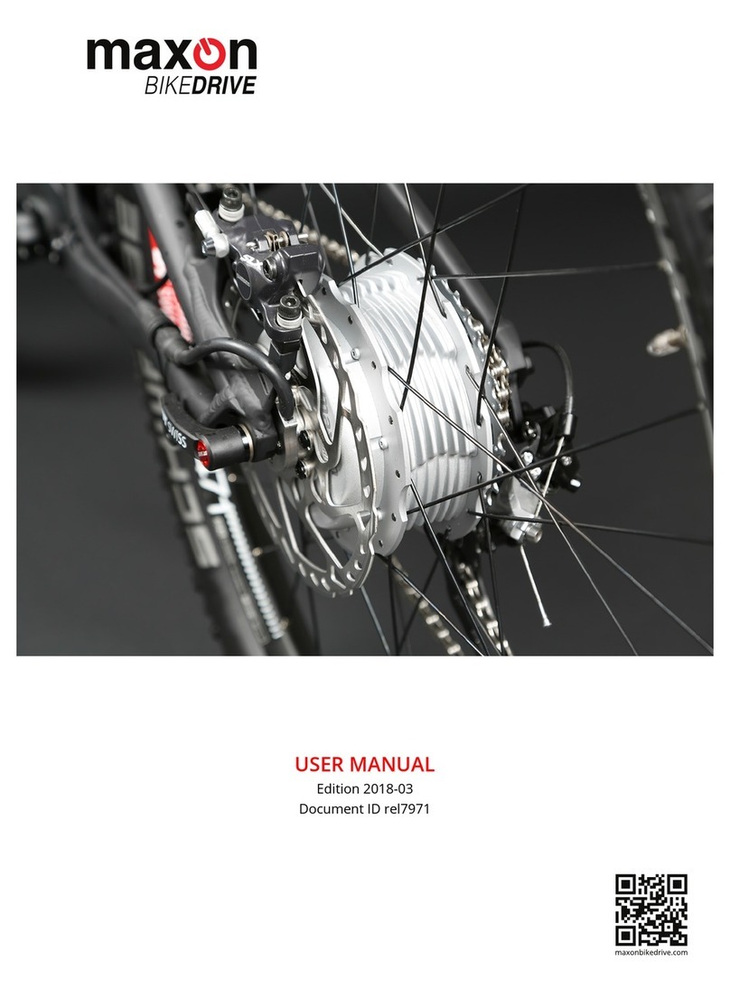 Maxon BIKEDRIVE MX25 Manuel utilisateur