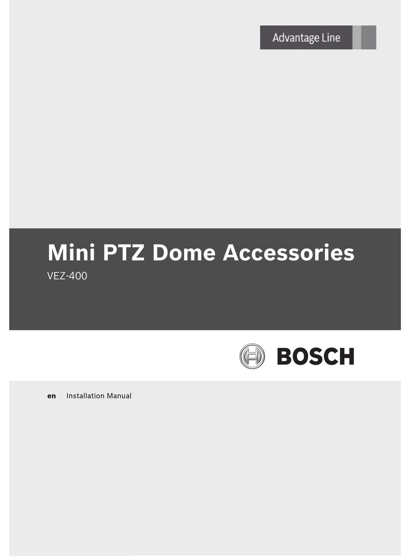 Bosch VEZ-400 Series Manuel utilisateur