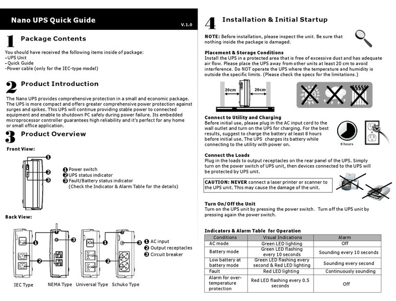 FSP Technology Nano 400 Manuel utilisateur