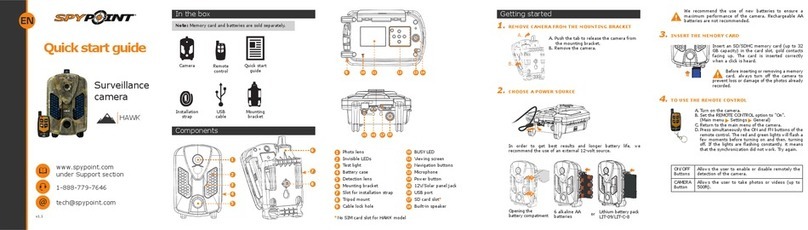 Spypoint HAWK Manuel utilisateur