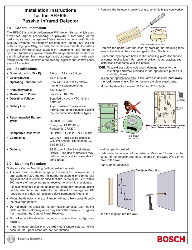 Bosch RF940E Manuel d'exploitation et d'entretien