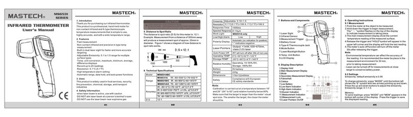 Mastech MS6531ABC Manuel utilisateur