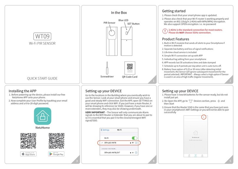 Keystone WT09 Manuel utilisateur