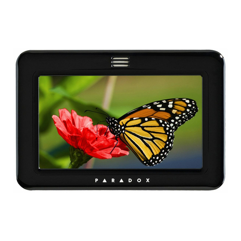 Paradox TM50 Touch Manuel utilisateur