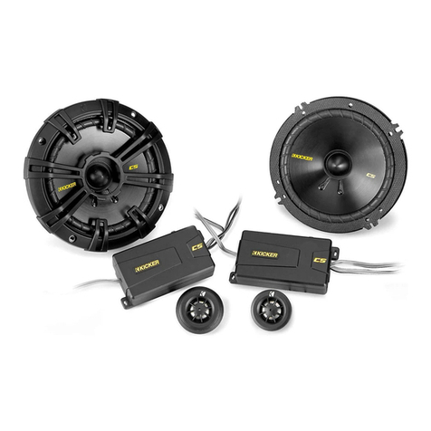 Kicker CSS65 Manuel utilisateur