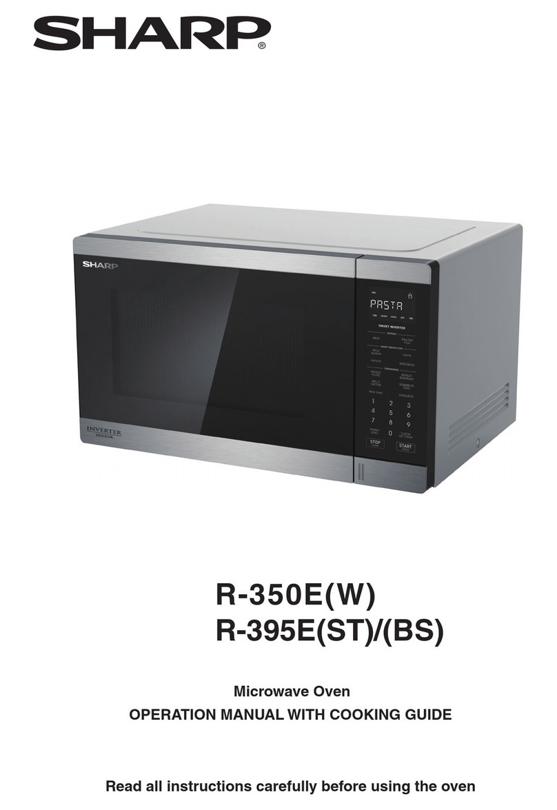 Sharp R-350EW Manuel d'utilisation et d'entretien