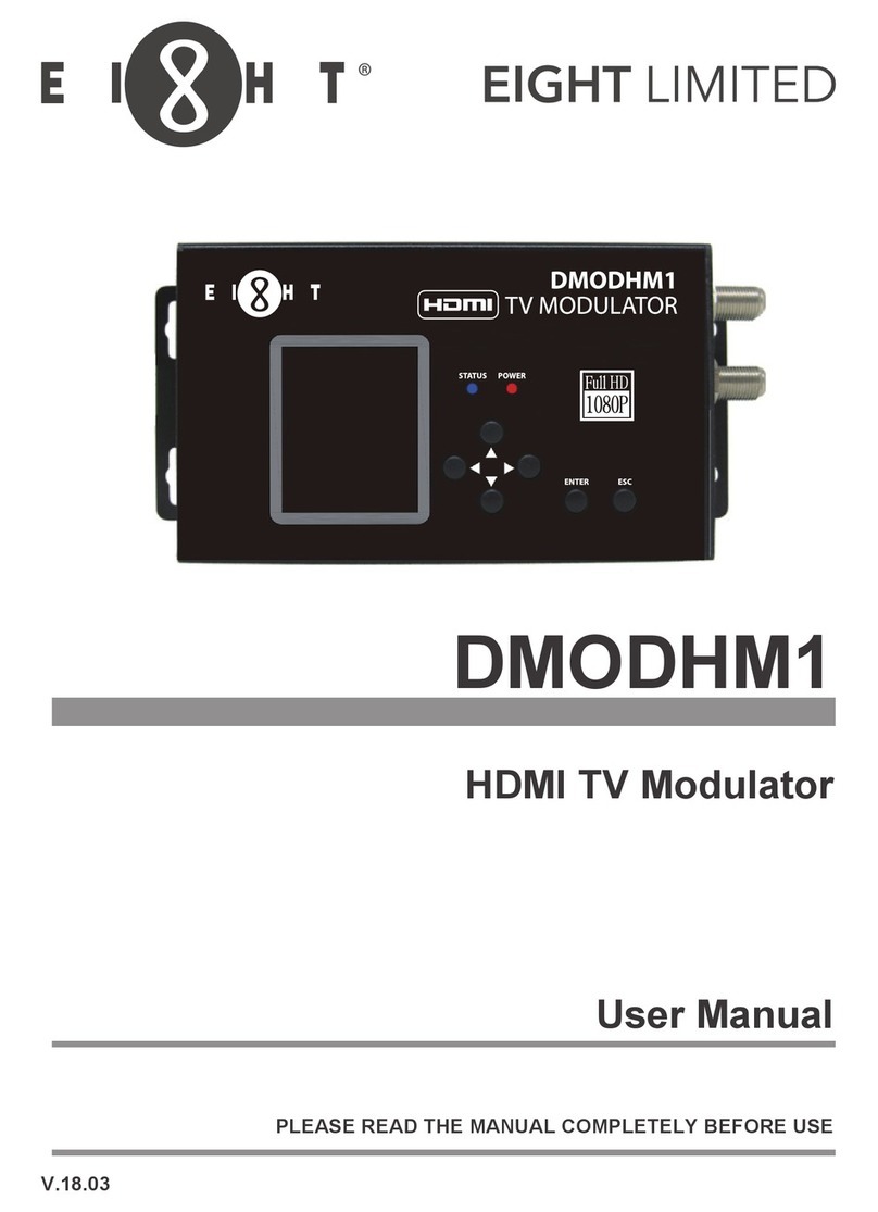 Eight DMODHM1 Manuel utilisateur Eight DMODHM1 Manuel utilisateur