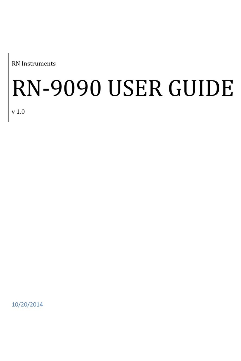 RN Instruments RN-9090 Manuel utilisateur