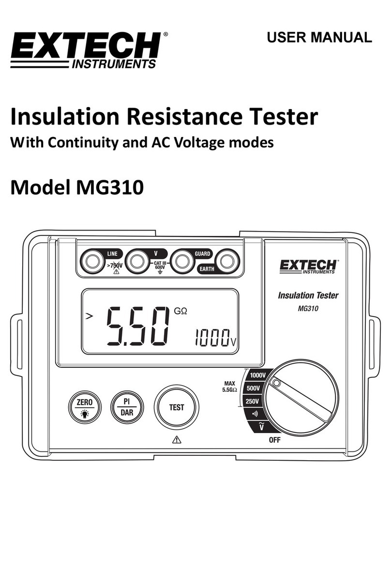 Extech Instruments MG310 Manuel utilisateur Extech Instruments MG310 Manuel utilisateur