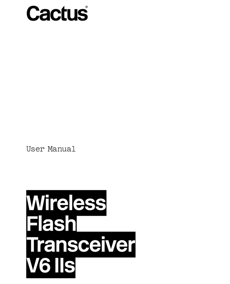 Cactus V6 IIs Manuel utilisateur