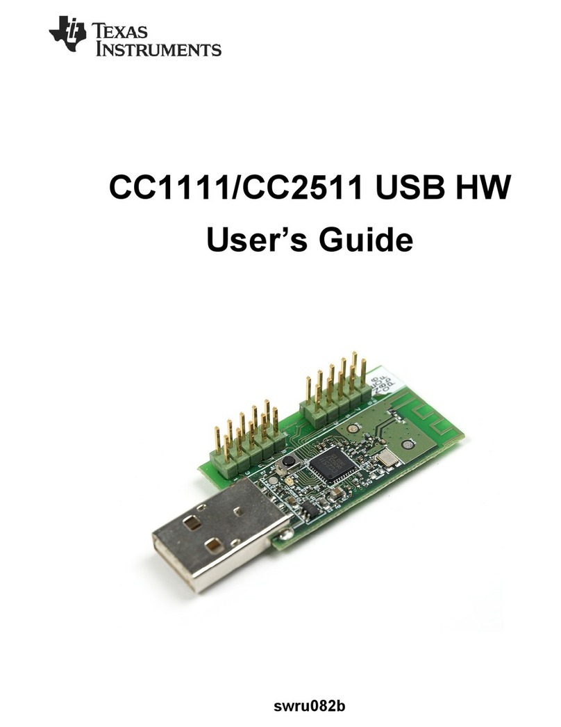 Texas Instruments CC1111 Manuel utilisateur