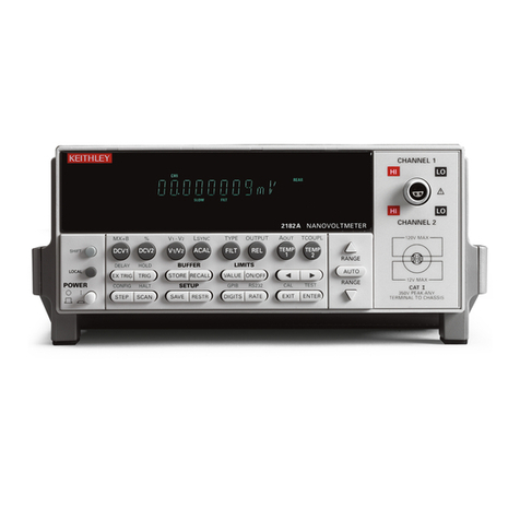 Keithley 2182 Manuel utilisateur