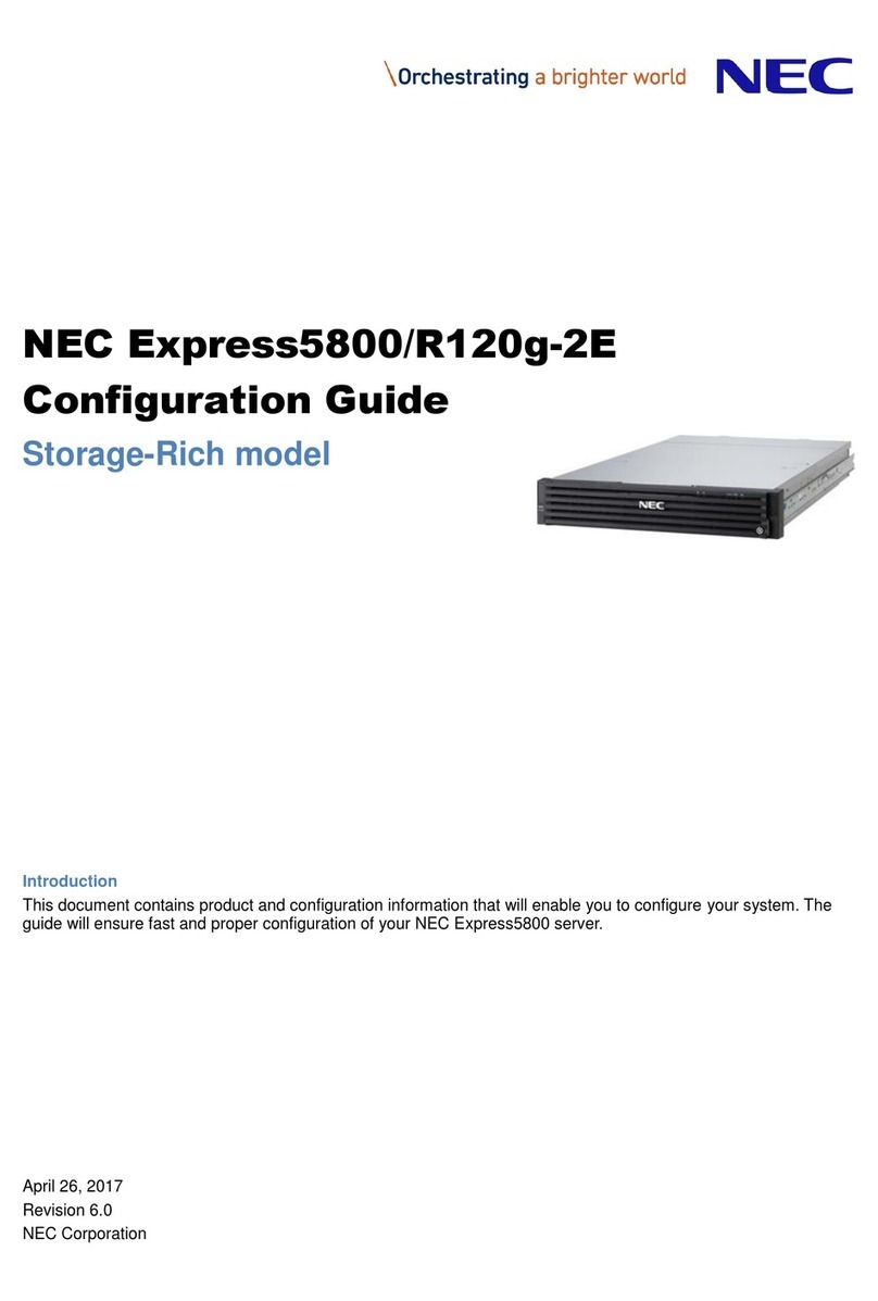 NEC NEC Express5800 Series Manuel utilisateur