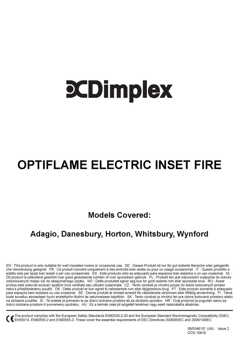 Dimplex Adagio Manuel utilisateur