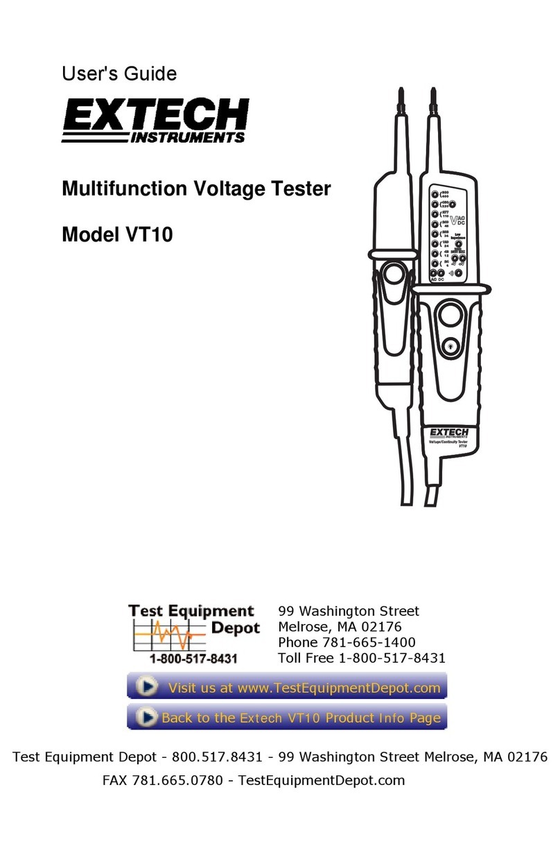 Extech Instruments VT10 Manuel utilisateur Extech Instruments VT10 Manuel utilisateur