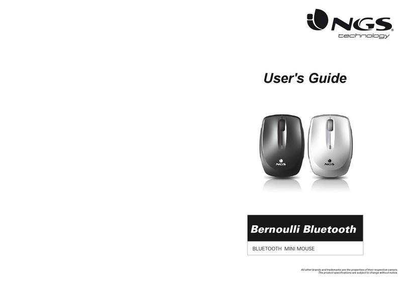 NGS Bernoulli Bluetooth Manuel utilisateur