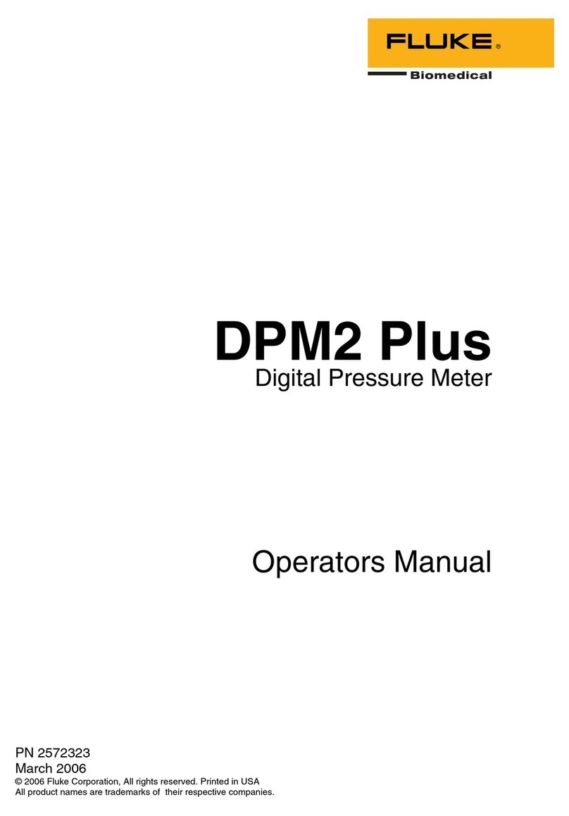 Fluke DPM2 Plus Manuel utilisateur